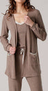 Urban Daizy Pointelle Knit Lace-Trim Pocket Cardigan Cocoa Cardigan - Women's (UDZ-KN-01037) – alternate view 19