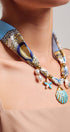 Urban Daizy Silk Scarf Coastal Charm Necklace Gold Pendant/Charm Necklace (TNAC0443-Gold) – alternate view 3