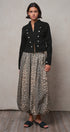 Cotton Stretch Military Button Jacket in BLACK - Women's Fashion | Urban Daizy