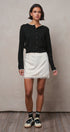 Lace Trim Knit Button-Down Cardigan in BLACK - Women's SWEATERS | Urban Daizy