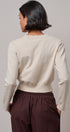 Lace Trim Knit Button-Down Cardigan in OATMEAL - Women's SWEATERS | Urban Daizy