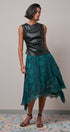 Faux Leather Ruched Sleeveless Top in BLACK - Women's Tops | Urban Daizy