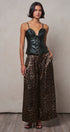 Faux Leather Lace-Up Corset Cami Top in BLACK - Women's Tops | Urban Daizy