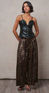 Faux Leather Lace-Up Corset Cami Top in BLACK - Women's Tops | Urban Daizy