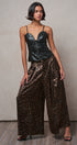 Faux Leather Lace-Up Corset Cami Top in BLACK - Women's Tops | Urban Daizy