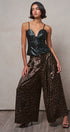 Faux Leather Lace-Up Corset Cami Top in BLACK - Women's Tops | Urban Daizy
