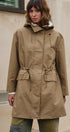 City Mist Hooded Cotton Parka in KHAKI - Women's Fashion | Urban Daizy