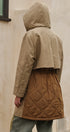 City Mist Hooded Cotton Parka - Women's Fashion | Urban Daizy