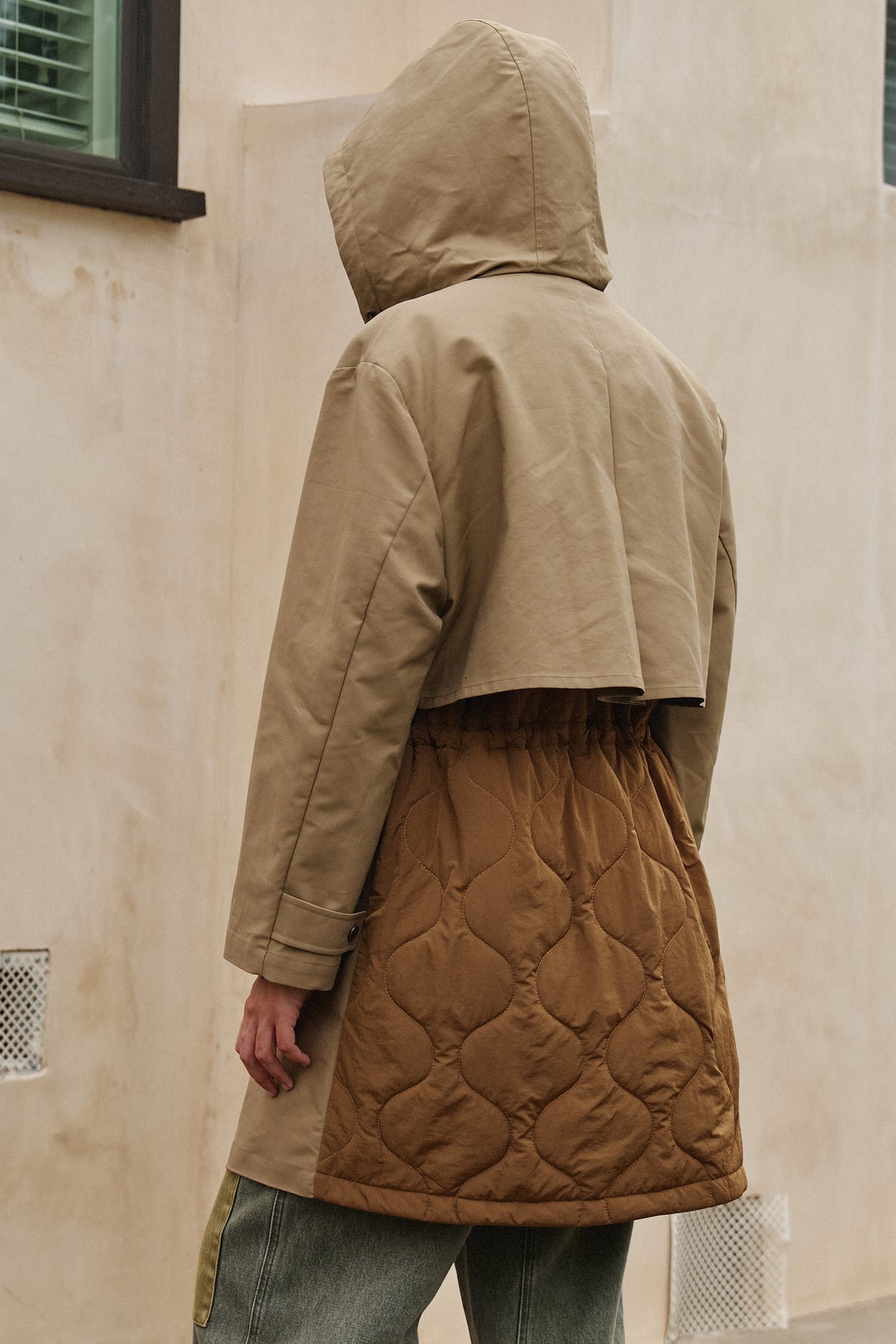 City Mist Hooded Cotton Parka - Women's Fashion | Urban Daizy