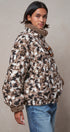 Printed Faux Fur Toggle Jacket in BROWN - Women's Fashion | Urban Daizy