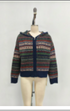 Fair Isle Hooded Zip Cardigan - Women's SWEATERS | Urban Daizy