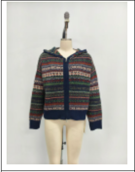 Fair Isle Hooded Zip Cardigan - Women's SWEATERS | Urban Daizy