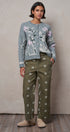 Floral Intarsia Knit Cardigan in GREY - Women's SWEATERS | Urban Daizy