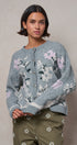 Floral Intarsia Knit Cardigan in GREY - Women's SWEATERS | Urban Daizy