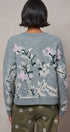 Floral Intarsia Knit Cardigan in GREY - Women's SWEATERS | Urban Daizy