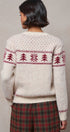 Pine Tree Border Knit Cardigan in IVORY - Women's SWEATERS | Urban Daizy