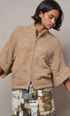 Cable Knit Zip-Up Oversized Cardigan Sweater - Women's SWEATERS | Urban Daizy