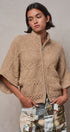 Cable Knit Zip-Up Oversized Cardigan Sweater - Women's SWEATERS | Urban Daizy