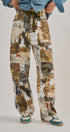 Patchwork Camo Wide Leg Cargo Pants in MULTI - Women's Pants | Urban Daizy