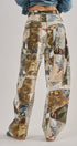 Patchwork Camo Wide Leg Cargo Pants in MULTI - Women's Pants | Urban Daizy