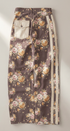 Floral Print Side Stripe Wide Leg Pants in BROWN - Women's Pants | Urban Daizy