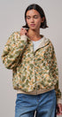 Camo Print Zip-Up Hoodie in CAMO - Women's Shorts | Urban Daizy