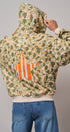 Camo Print Zip-Up Hoodie in CAMO - Women's Shorts | Urban Daizy
