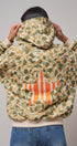 Camo Print Zip-Up Hoodie in CAMO - Women's Shorts | Urban Daizy