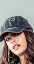 Urban Daizy Rhinestone Bow Embellished Baseball Cap Black Baseball Cap - Women's (UDZ-AC-00113) – alternate view 5