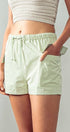 Urban Daizy Classic Matte Cargo Shorts Cream Shorts - Women's (UDZ-PT-00256) – alternate view 5