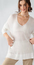 Urban Daizy Ribbed V-Neck Striped Tunic Top Black Tunic - Women's (UDZ-TP-00045) – alternate view 9