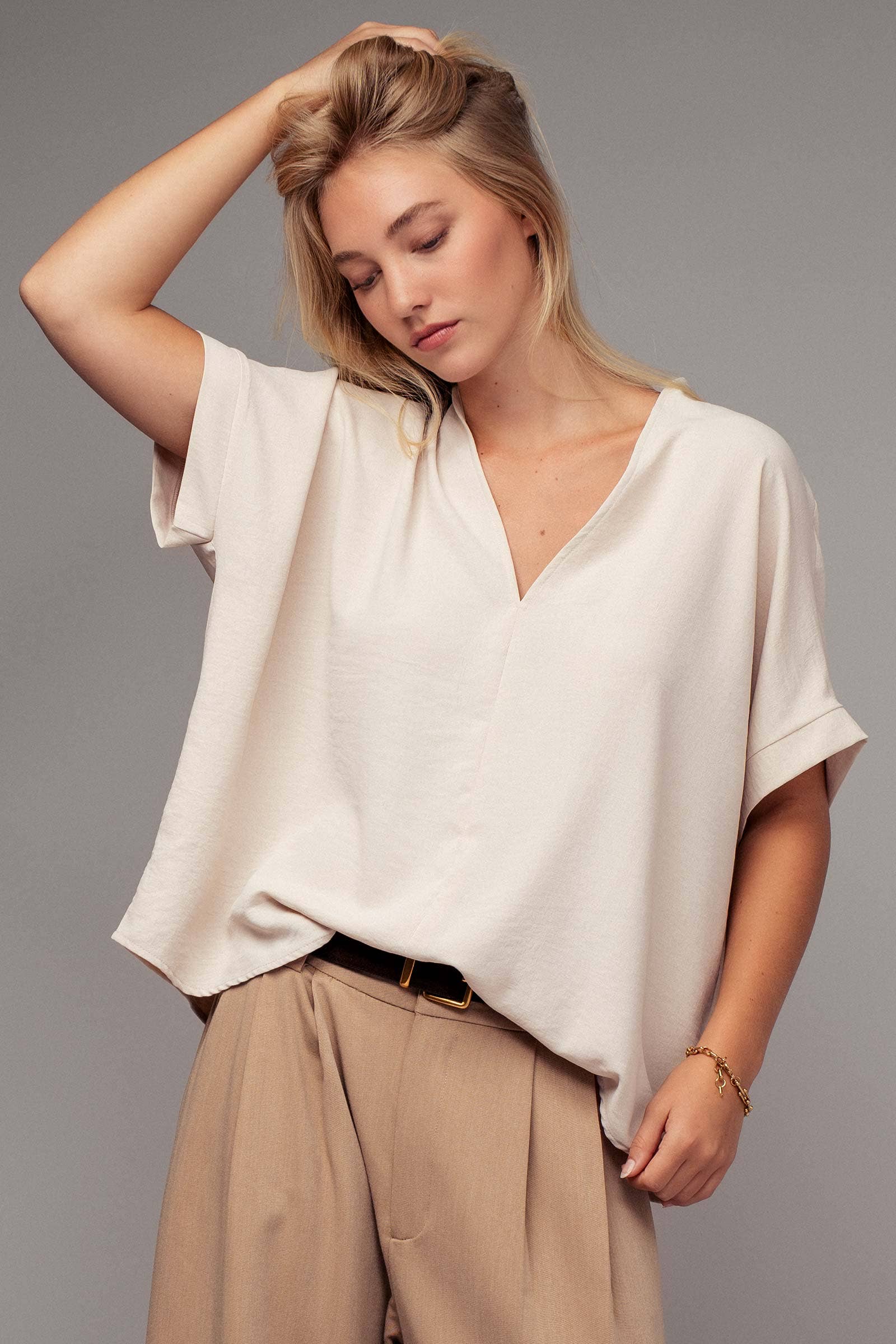 Breezy Airflow V-Neck Top