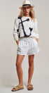 Urban Daizy Nautical Anchor Intarsia Textured Knit Sweater Ivory Knit Sweater - Women's (UDSW0346-Ivory) – alternate view 10