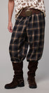 Campfire Plaid Flannel Jogger Pants in BLACK - Women's Casual Pants | Urban Daizy