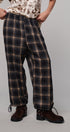 Campfire Plaid Flannel Jogger Pants in BLACK - Women's Casual Pants | Urban Daizy