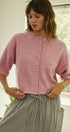 Soft Touch Elbow-Length Knit Cardigan in PINK - Women's Cardigans & Shrugs | Urban Daizy