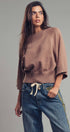 Urban Daizy Batwing Sleeve Sweater Top Black Knit Sweater - Women's (UDZ-KN-00652) – alternate view 19