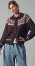 Urban Daizy Fair Isle Nordic Toggle Knit Cardigan Ivory Cardigan - Women's (UDZ-PT-00355) – alternate view 7
