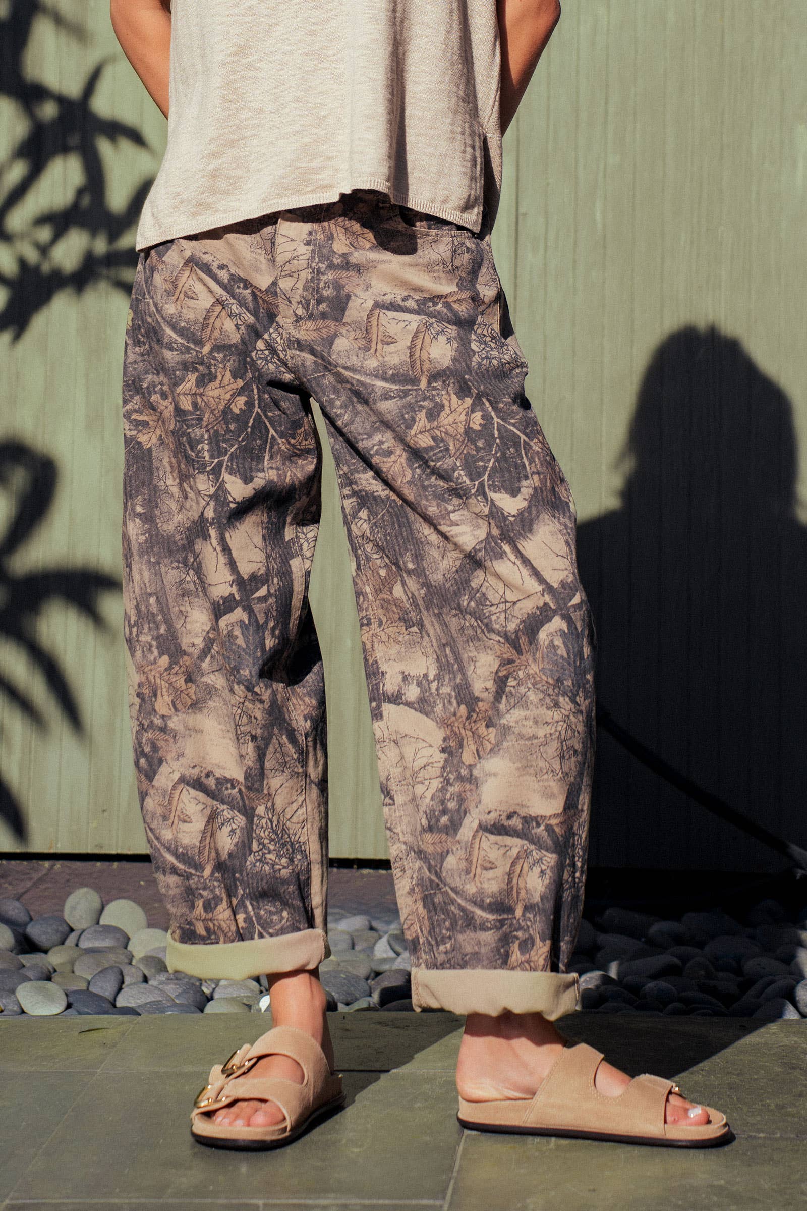 Urban Daizy Camo Print Cotton Balloon Pants Camo Pants - Women's (UDZ-PT-00458) – alternate view 7