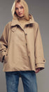 Urban Daizy Modern A-Line Trench Jacket Navy Jacket - Women's (UDZ-TP-00812) – alternate view 19