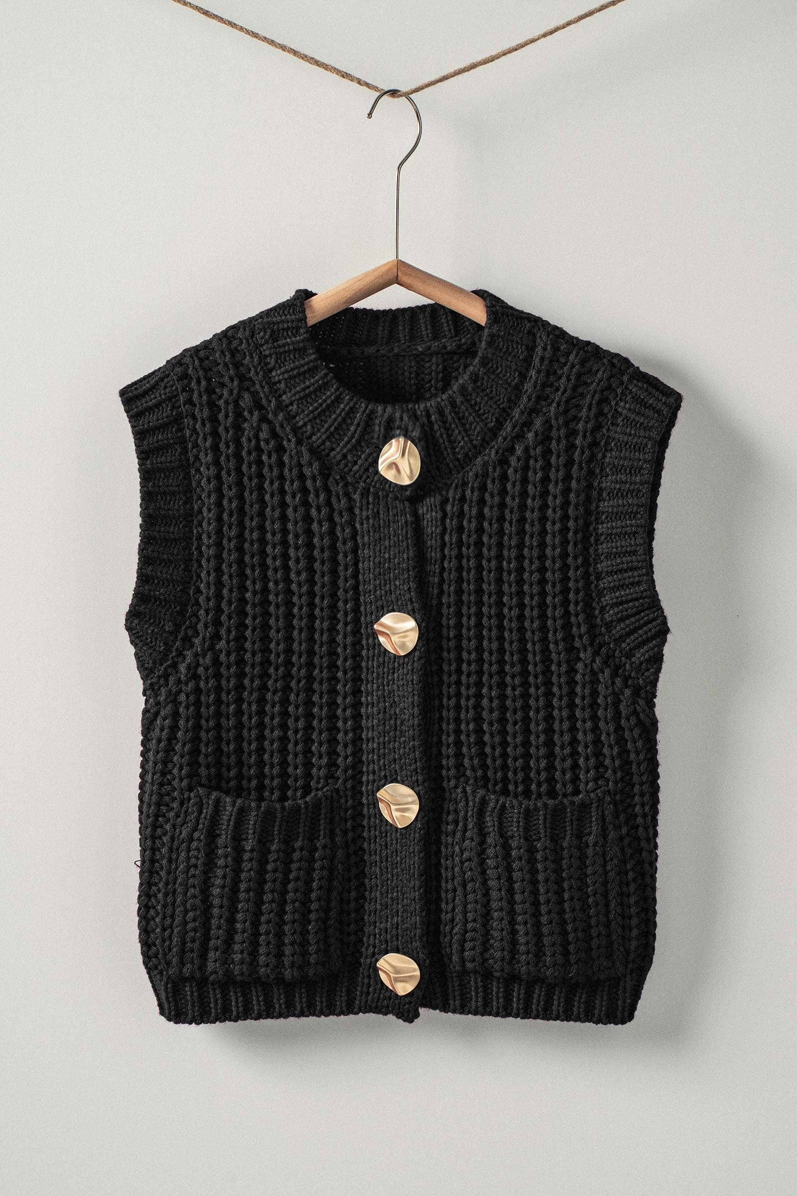 Chunky Knit Sweater Vest