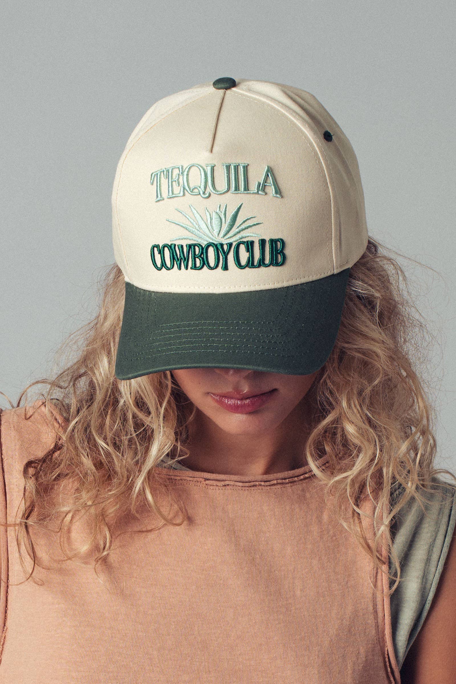 Tequila Cowboy Club Embroidered Trucker Cap