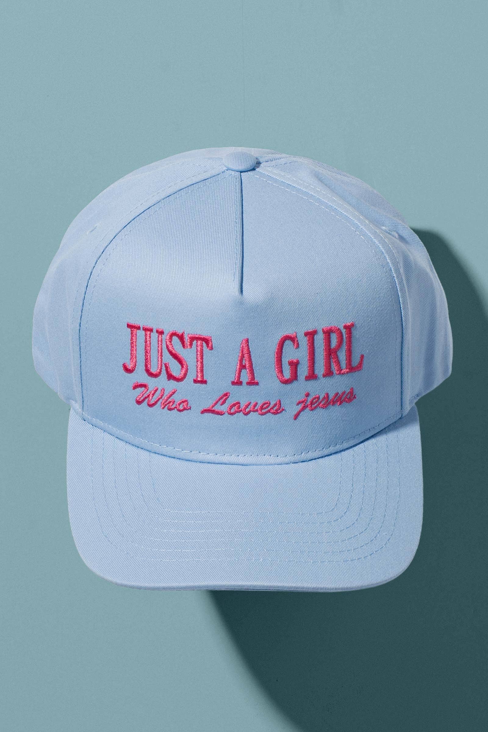 Just a Girl Who Loves Jesus Embroidered Cap