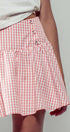 Urban Daizy Gingham Side-Button Mini Skirt Blue Skirt - Women's (UDZ-SK-00153) – alternate view 14