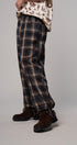 Campfire Plaid Flannel Jogger Pants in BLACK - Women's Casual Pants | Urban Daizy