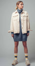 Urban Daizy Oversized Sherpa Lined Corduroy Shacket Beige Shirt Jacket Shacket - Women's (UDZ-OT-00163) – alternate view 7