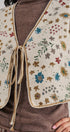The Folklore Tapestry Vest in BEIGE MULTI - Women's Vests | Urban Daizy