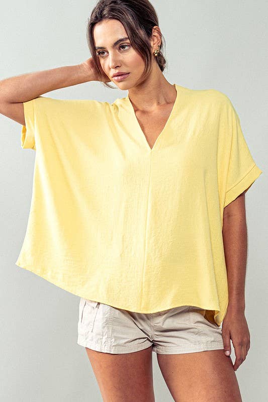 Breezy Airflow V-Neck Top