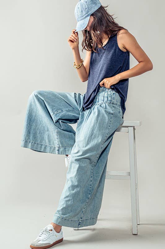 Urban Daizy Crystal Bow Embroidered Denim Baseball Hat Denim Baseball Cap - Women's (UDZ-AC-00115) – alternate view 7