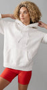 Urban Daizy Vintage Wash Oversized Hoodie Sweatshirt Black Hoodie - Women's (UDZ-KN-00214) – alternate view 7
